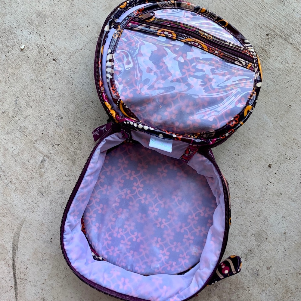 Vera Bradley Bag Mini Round Toiletry - Picture 3 of 6